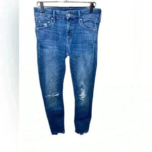 Mother jeans the hustler ankle chew